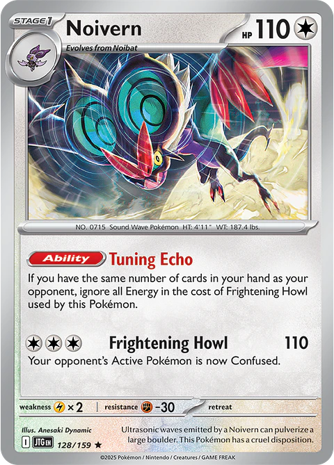 Noivern - 128/159 - Holo Rare - JTG 