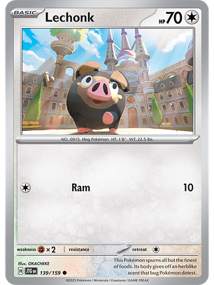 Lechonk - 139/159 - Common - JTG