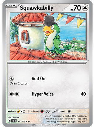 Squawkabilly - 141/159 - Common - JTG 