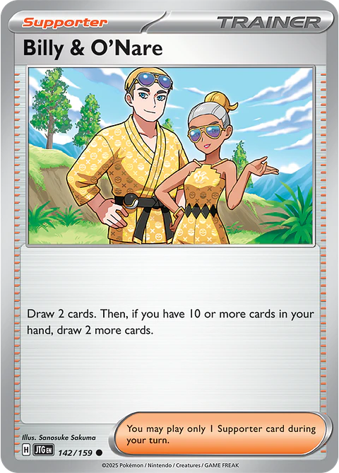Billy & O'Nare - 142/159 - Common - JTG 