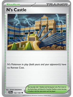 N's Castle - 152/159 - Uncommon - JTG 