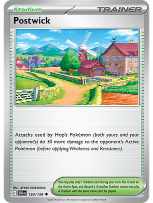 Postwick - 154/159 - Uncommon - JTG 