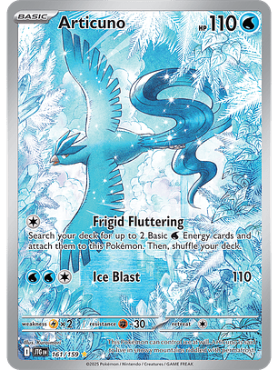 Articuno - 161/159 - Illustration Rare - JTG