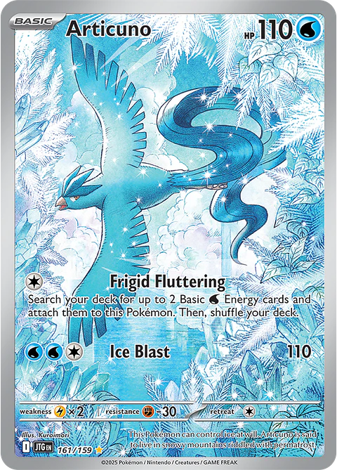 Articuno - 161/159 - Illustration Rare - JTG