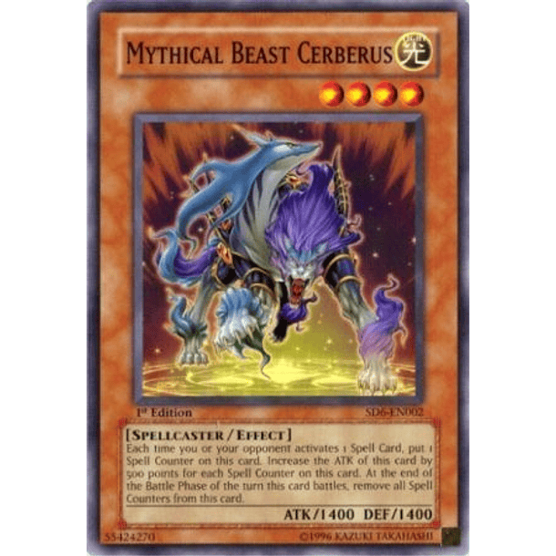 Mythical Beast Cerberus - SD6-EN002 - Common 