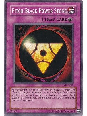 Pitch-Black Power Stone - MFC-095 - Common 