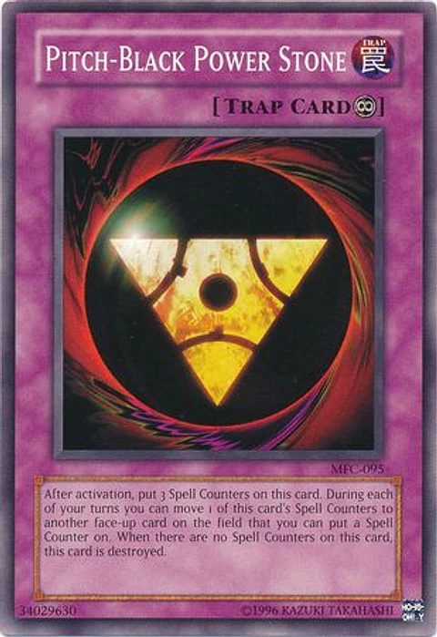 Pitch-Black Power Stone - MFC-095 - Common 