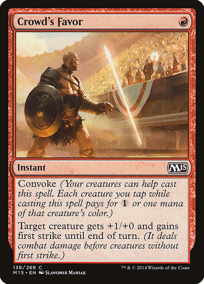 Crowd's favor - M15 - C 1