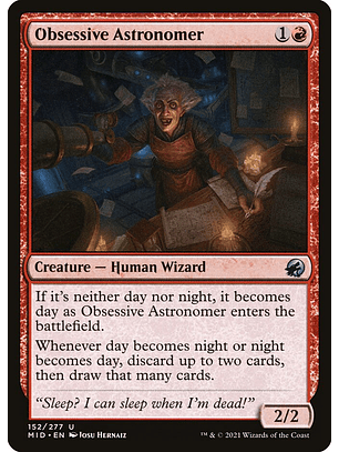 Obsessive astronomer - MID - U