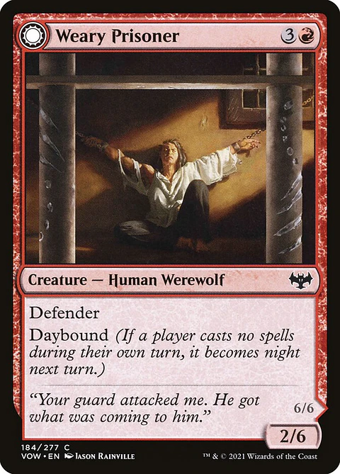 Weary prisoner - VOW - C