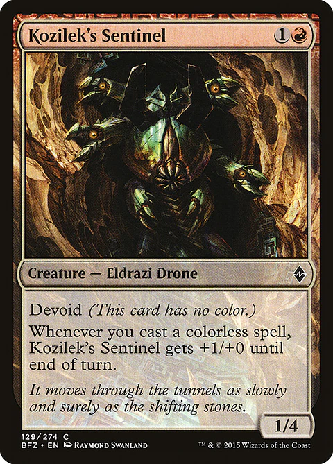 Kozilek's sentinel - BFZ - C