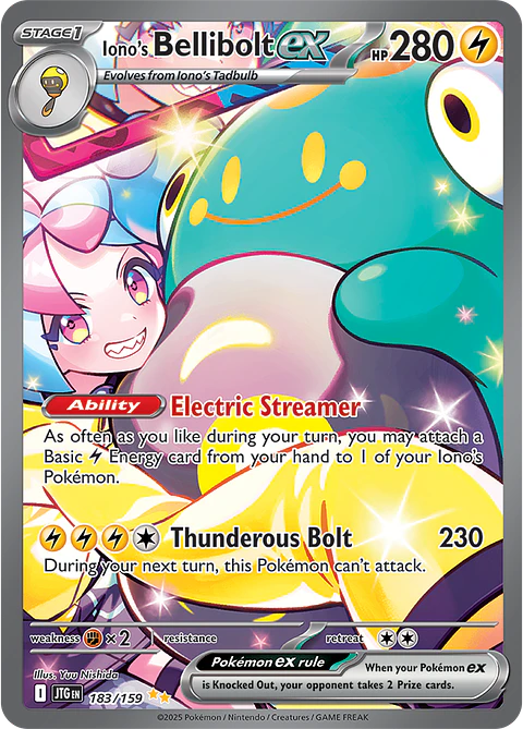Iono's Bellibolt ex - 183/159 - Special Illustration - JTG 