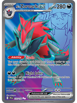N's Zoroark ex - 175/159 - Ultra Rare - JTG 