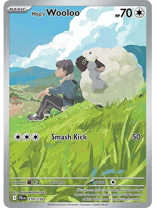 Hop's Wooloo - 170/159 - Illustration Rare - JTG 
