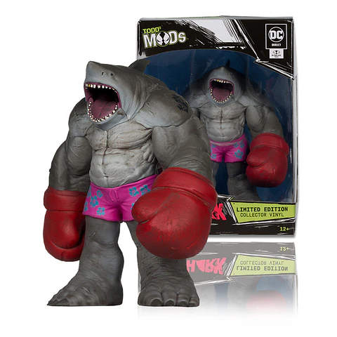 King Shark (Todd's Mods) Limited Edition Collector Vinyl 4.5" Posed Figure