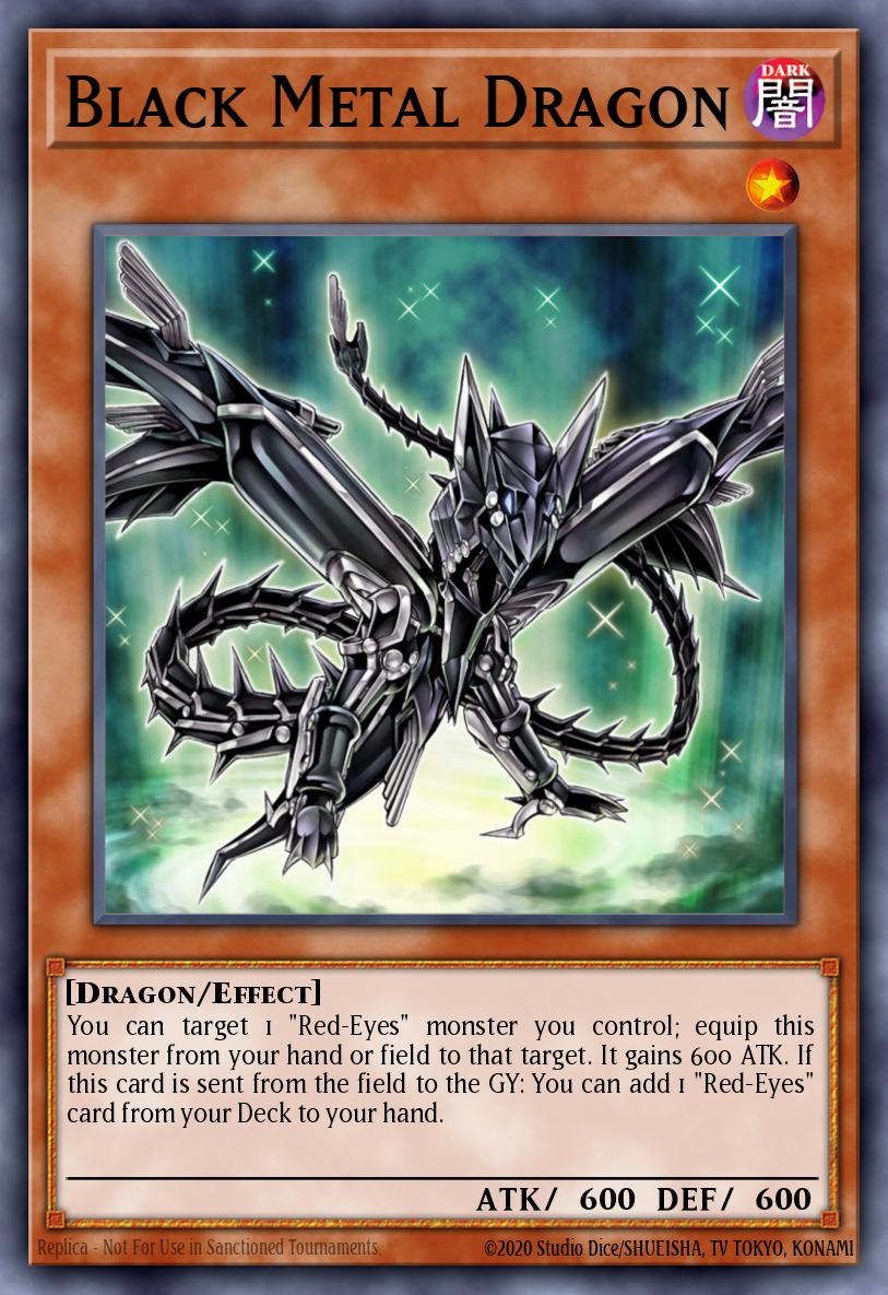 Black Metal Dragon - RA04-EN016 1
