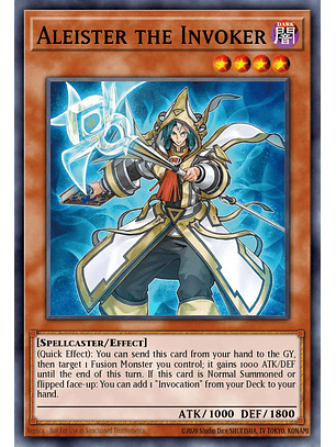 Aleister the Invoker (alternate artwork) - RA04-EN024