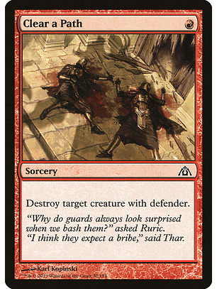 Clear a path - DGM - C