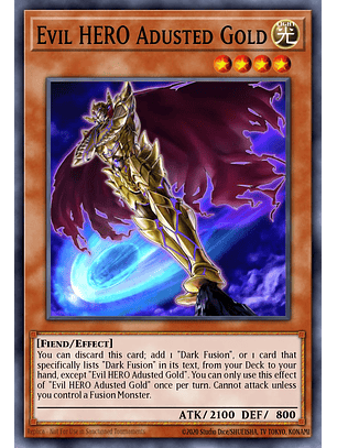 Evil HERO Adusted Gold - RA04-EN029 