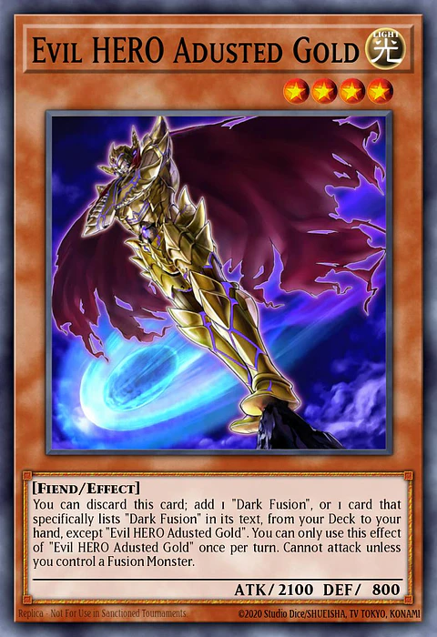 Evil HERO Adusted Gold - RA04-EN029 