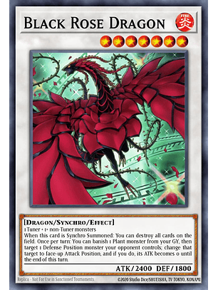 Black Rose Dragon (alternate artwork) - RA04-EN057