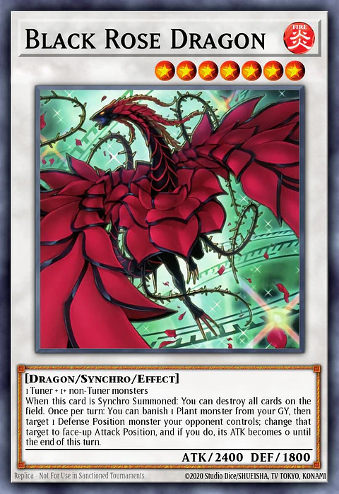 Black Rose Dragon (alternate artwork) - RA04-EN057