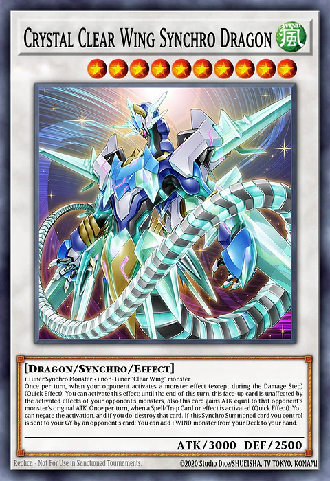 Crystal Clear Wing Synchro Dragon - RA04-EN059