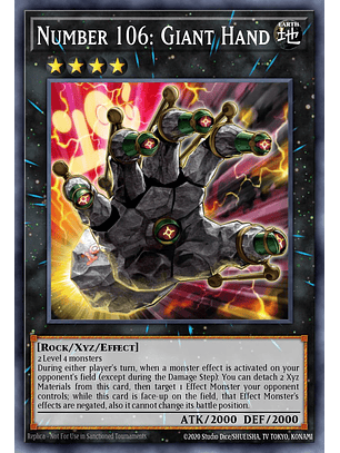 Number 106: Giant Hand - RA04-EN066