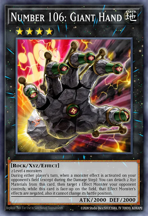 Number 106: Giant Hand - RA04-EN066