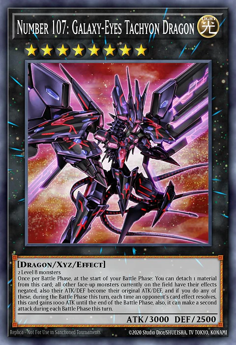 Number 107: Galaxy-Eyes Tachyon Dragon - RA04-EN067