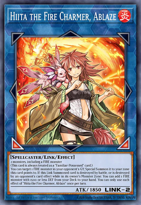 Hiita the Fire Charmer, Ablaze - RA04-EN074