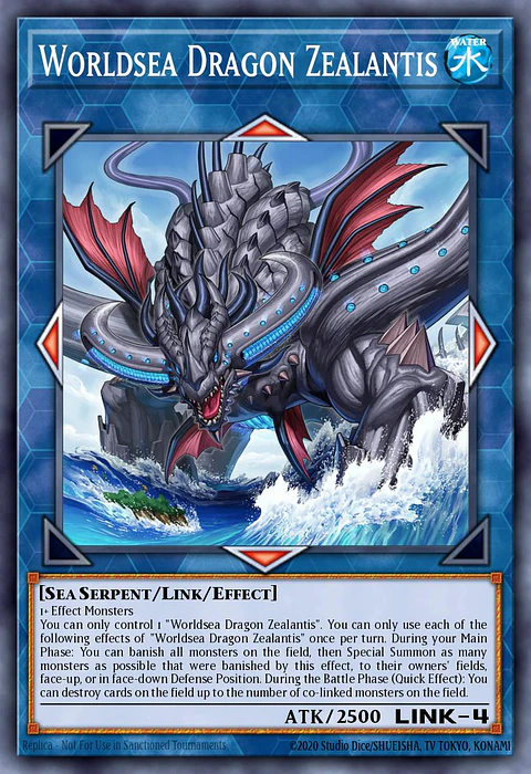 Worldsea Dragon Zealantis - RA04-EN082