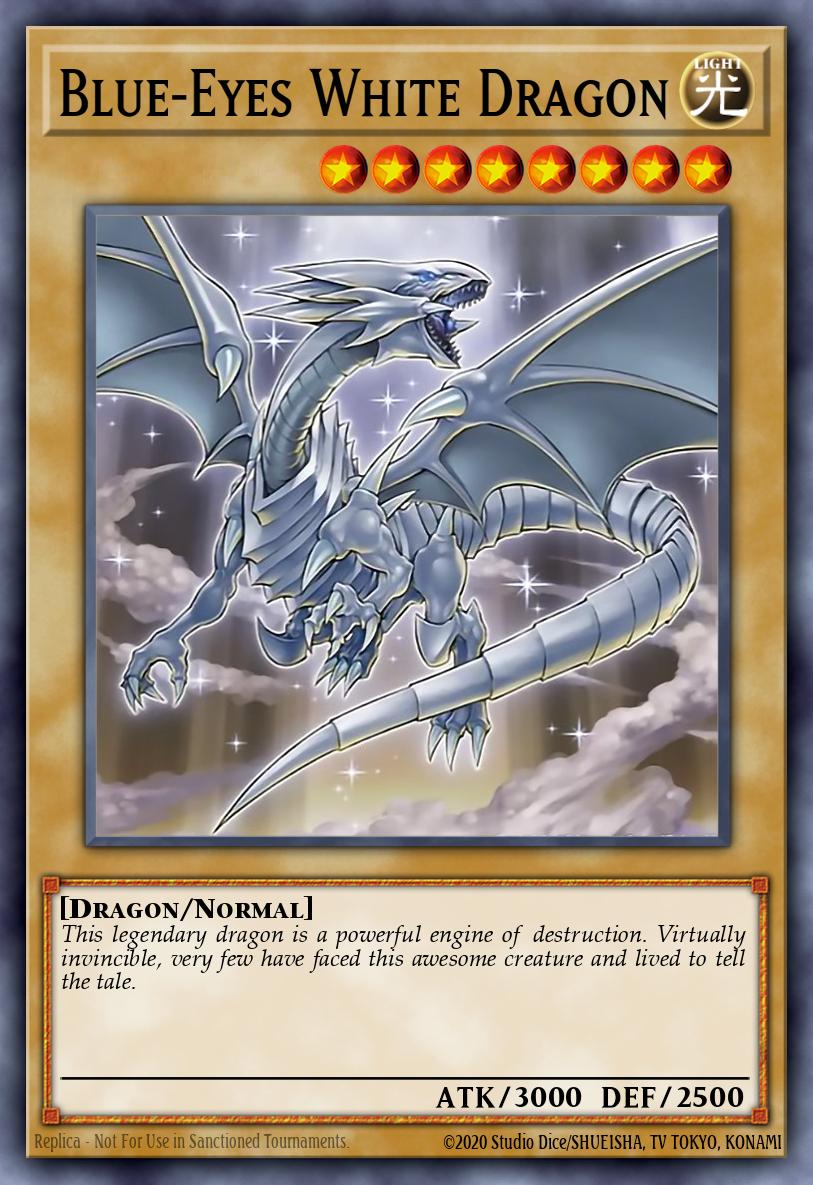 Blue-Eyes White Dragon (7th artwork) - RA04-EN108 1