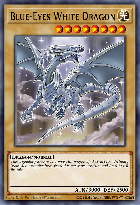 Blue-Eyes White Dragon (7th artwork) - RA04-EN108