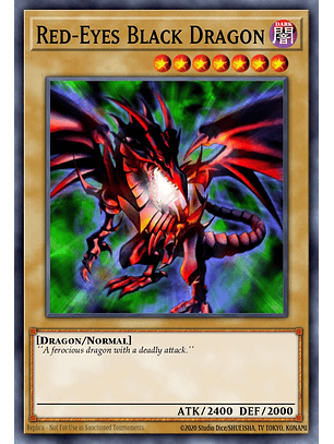 Red-Eyes Black Dragon (4th artwork) - RA04-EN109