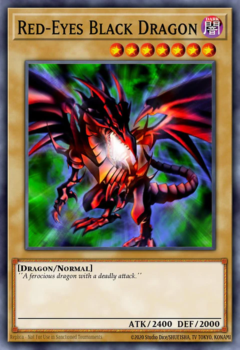 Red-Eyes Black Dragon (4th artwork) - RA04-EN109