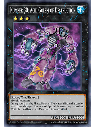 Number 30: Acid Golem of Destruction - RA04-EN165