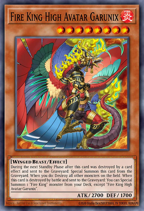 Fire King High Avatar Garunix - RA04-EN194