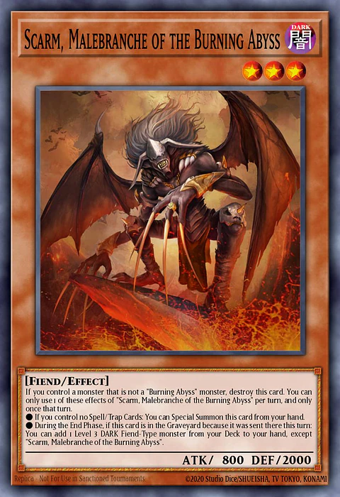 Scarm, Malebranche of the Burning Abyss - RA04-EN233