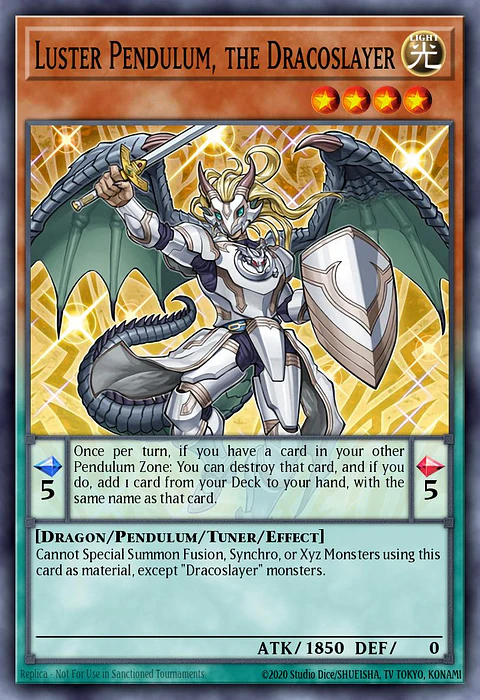 Luster Pendulum, the Dracoslayer - RA04-EN252