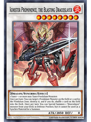 Ignister Prominence, the Blasting Dracoslayer - RA04-EN253