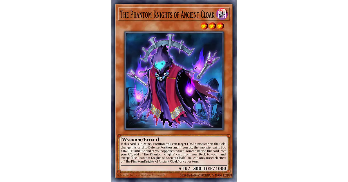 The Phantom Knights of Ancient Cloak - RA04-EN263