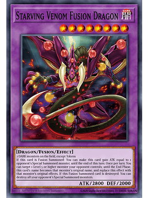 Starving Venom Fusion Dragon - RA04-EN272 