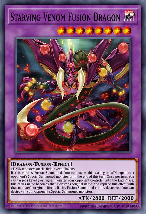 Starving Venom Fusion Dragon - RA04-EN272 