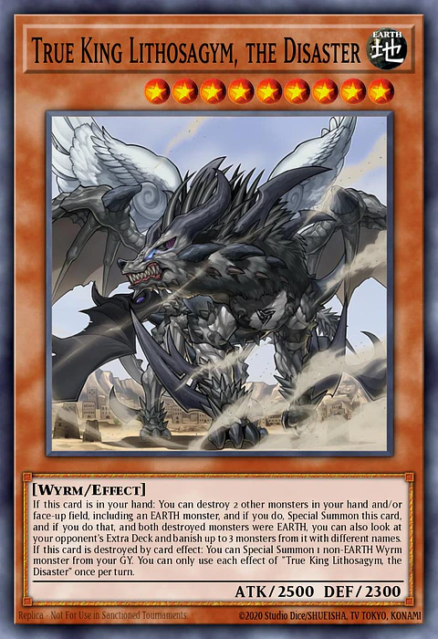 True King Lithosagym, the Disaster - RA04-EN275