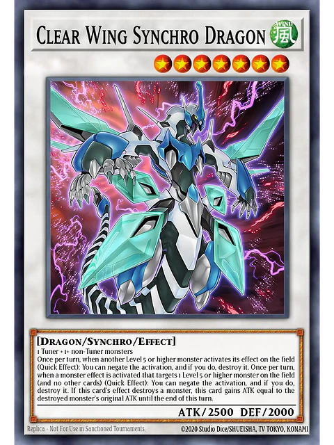 Clear Wing Synchro Dragon - RA04-EN249