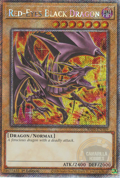 Red-Eyes Black Dragon (8th artwork) - RA04-EN109