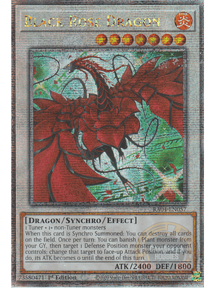 Black Rose Dragon (alternate artwork) - RA04-EN057