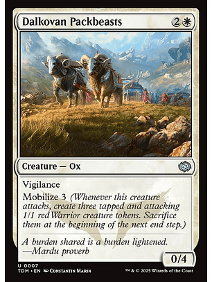 Dalkovan Packbeasts - TDM - U 