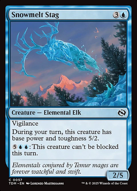 Snowmelt Stag - TDM - C 